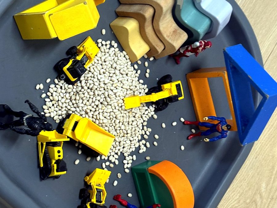 Little builders tray